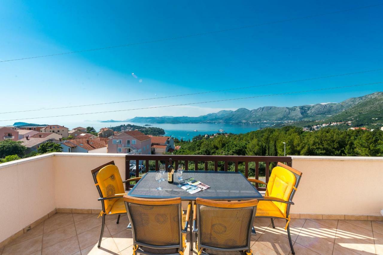 Penthouse With Panoramic View Lägenhet Cavtat Exteriör bild